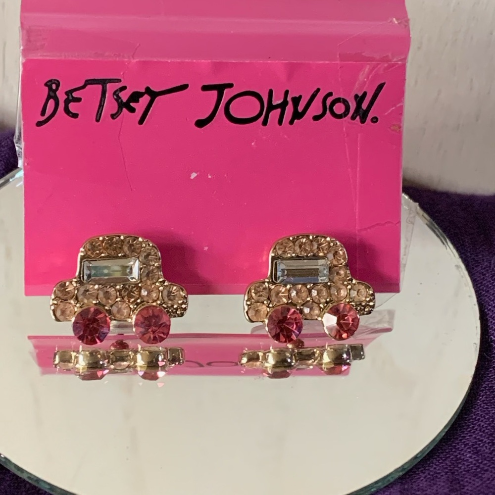 Betsey Johnson Car Earrings